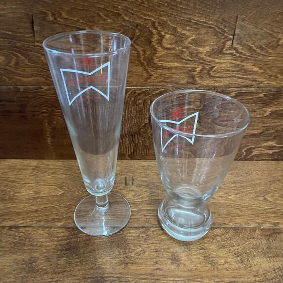 BUDWEISER Beer Glasses - Picture 2 of 4